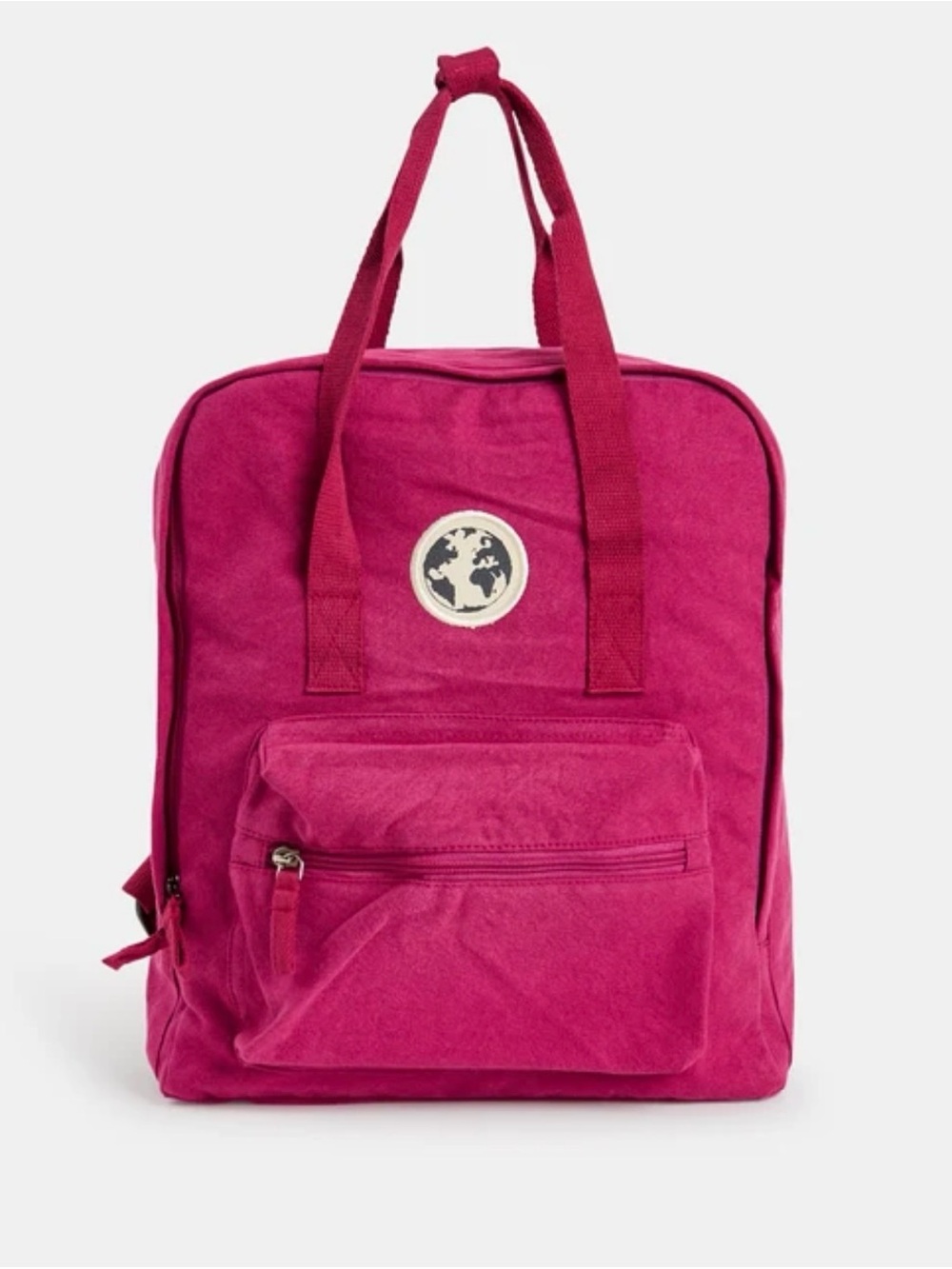 Natura Magenta Canvas Tote Backpack - Versatile Everyday Bag
